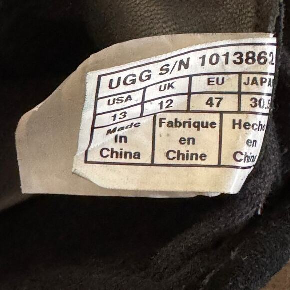 UGG Men’s Hendrickson Chukka Suede Boots Black Size 13 main image 6